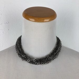 Cara NY Dark Silver Tone Necklace